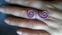 Associazione RAM - anello con spirale in alluminio riciclato